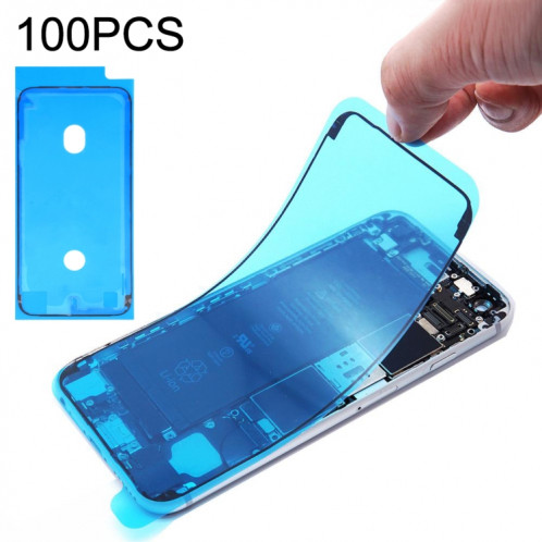 100 PCS LCD Frame Bezel autocollants adhésifs imperméables pour iPhone 8 SH02661600-38