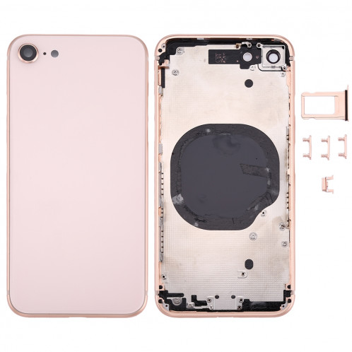 Couverture de logement arrière pour iPhone 8 (or rose) SC3RGL946-36