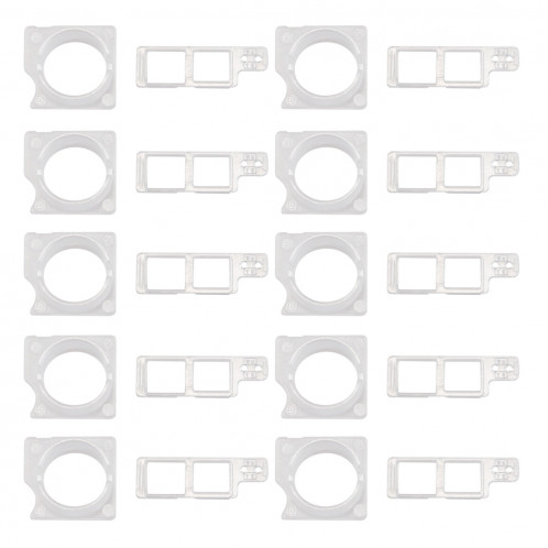 10 Ensembles iPartsBuy pour iPhone 8 Lunette de caméra de face avant + support de fixation de capteur S17311790-36
