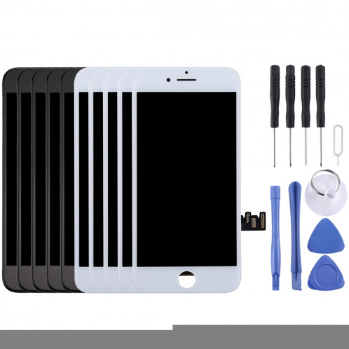 5PCS Noir + 5 PCS Blanc Ecran LCD et Digitizer Assemblage Complet pour iPhone 8 SH8021783-39