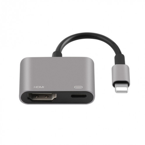 Onten 7565S Câble adaptateur vidéo pour projecteur HDTV 8 broches vers HDMI pour iPad (gris) SO438H1211-313