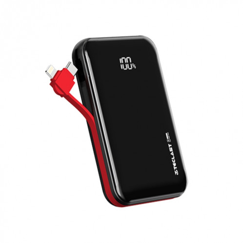 TECLAST D10Pro-GK 10000mAh PD 22.5W QC3.0 Fast Charging Power Bank with Cable(Red) ST975R1045-37