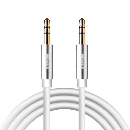 Ivon CA55 3,5 mm mâle au câble audio audio mâle, longueur de câble: 1m (blanc) SI410W1771-38