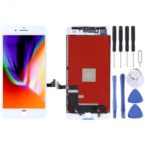 Écran LCD d'origine et numériseur complet pour iPhone 8 Plus (blanc) SH224W1568-315