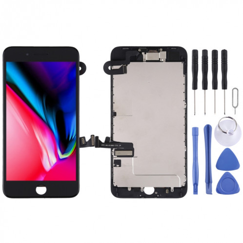 L'écran LCD et le numériseur complet comprennent une caméra frontale pour iPhone 8 Plus (noir) SH273B1297-36