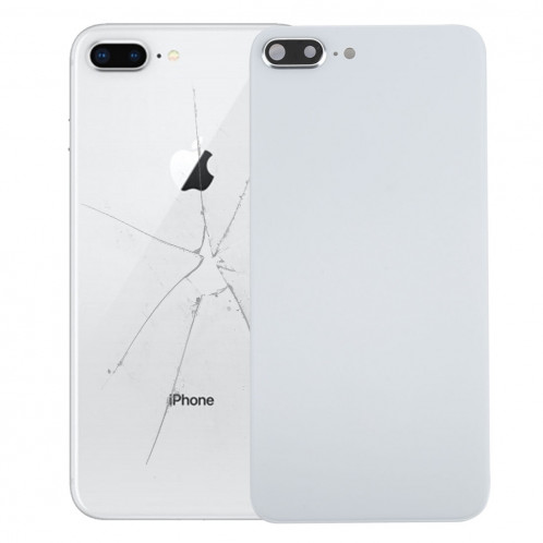 iPartsAcheter pour iPhone 8 Plus couverture arrière avec adhésif (blanc) SI47WL8-36
