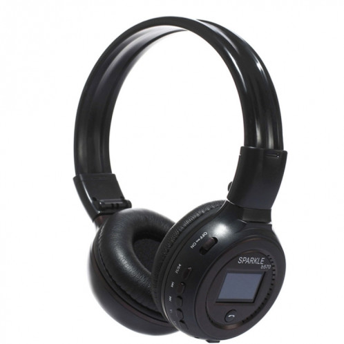 ZEALOT B570 casque de subwoofer Bluetooth sans fil filaire stéréo avec conception d'écran couleur LED et microphone HD et FM, Pour les téléphones mobiles, tablettes et ordinateurs portables, prend en charge une SZ224Z1785-315