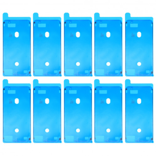10 PCS iPartsAcheter pour iPhone 8 Plus LCD Cadre Bezel Adhésifs Autocollants (Blanc) S1318W362-36