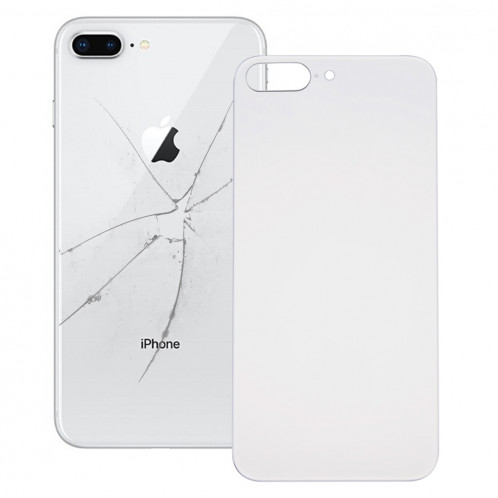 iPartsAcheter pour iPhone 8 Plus couvercle de batterie en verre (argent) SI37SL256-36