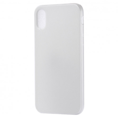 Etui TPU Candy Color pour iPhone XS Max (Blanc) SH318W1373-35