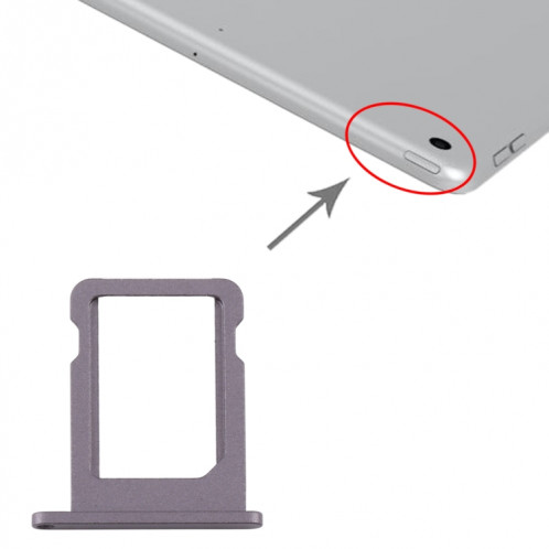 Plateau de la carte SIM pour iPad Pro 12,9 pouces (2018) / iPad Pro 11 pouces （2018） (gris) SH242H836-34