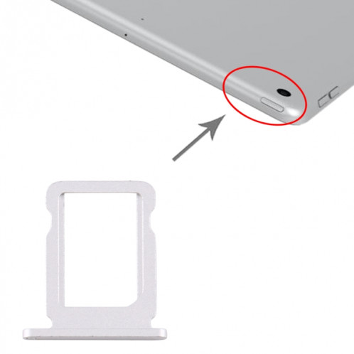 Plateau de la carte SIM pour iPad Pro 12,9 pouces (2018) / iPad Pro 11 pouces （2018） (Argent) SH242S327-34