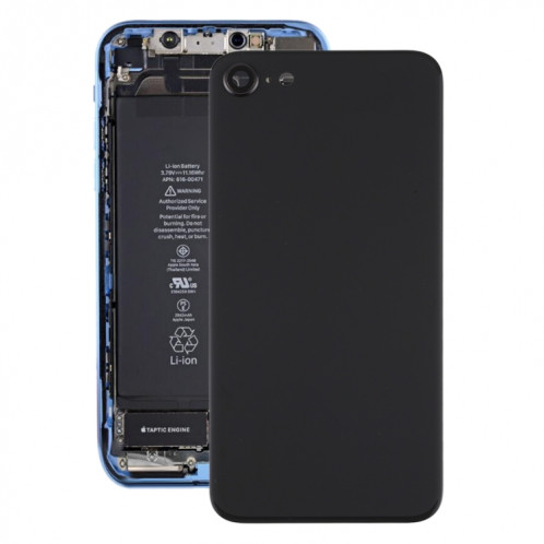 Cache arrière de la batterie en verre pour iPhone SE 2020 (noir) SH12BL642-36