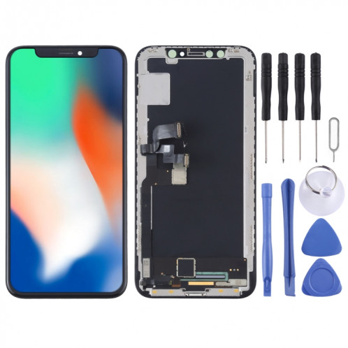 Matériau OLED d'origine Écran LCD et Digitizer Assemblage complet pour iPhone X SH03601630-37