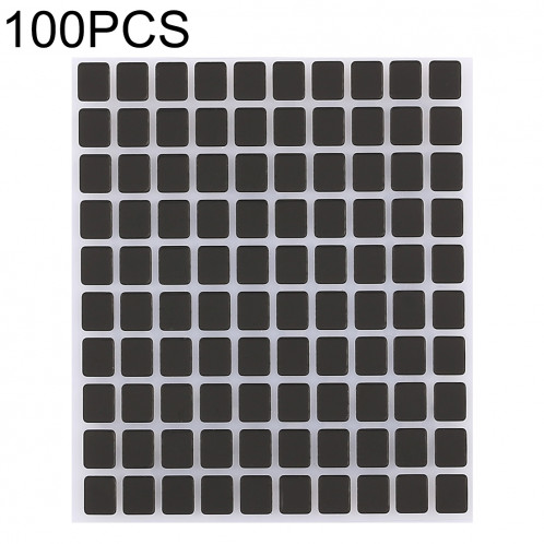 100 PCS écran noir autocollants pour iPhone X SH05361425-33