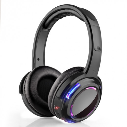 UHF-9 Casque LED Écouteur sans fil à suppression de bruit (Noir) SH651B1658-37