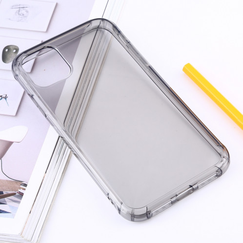 Étui de protection TPU transparent épais antichoc pour iPhone 11 Pro Max (Gris) SH569H1610-34