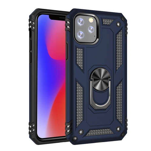 Étui de protection Armor TPU + PC pour iPhone 11 Pro Max, avec support de rotation à 360 degrés (bleu) SH748L75-37