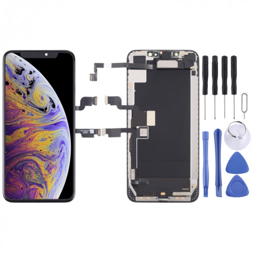 Écran LCD d'origine et numériseur Assemblage complet avec câble flexible en haut-parleur pour iPhone XS Max SH5036941-37