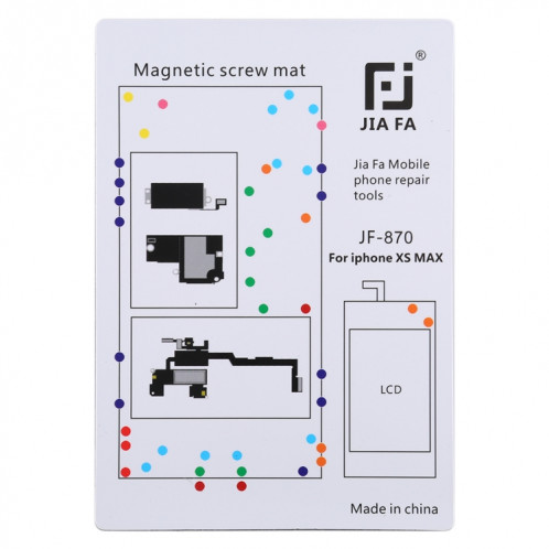 JIAFA JF-870 Carte à vis magnétique pour iPhone XS Max SJ86211187-33