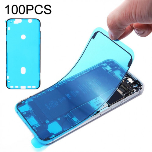 100 PCS LCD Frame Bezel autocollants adhésifs imperméables pour iPhone XR SH0131819-37