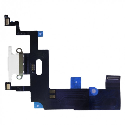 Pour câble flexible de port de charge pour iPhone XR (blanc) SH431W1368-34
