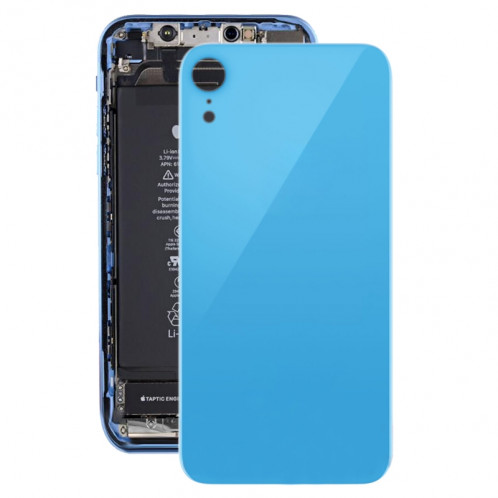 Coque arrière avec adhésif pour iPhone XR (bleu) SH035L1587-34
