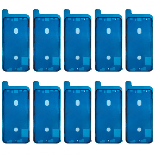 Autocollants adhésifs avec cadre LCD 10 PCS pour iPhone XS SH0059962-32