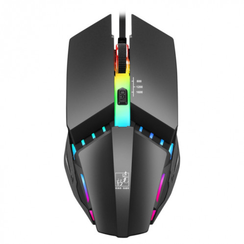 Souris de jeu filaire ZGB K3 USB RGB Streamer (noir) SC748B1036-37