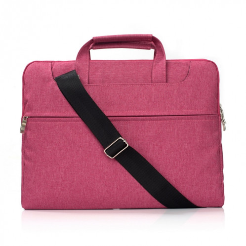 Portable Un sac à bandoulière portable Zipper épaule, pour 11,6 pouces et ci-dessous Macbook, Samsung, Lenovo, Sony, DELL Alienware, CHUWI, ASUS, HP (Magenta) SP401M1565-36