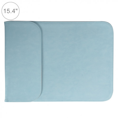 15.4 pouces PU + Sac en nylon pour ordinateur portable Sac pochette pour ordinateur portable, Pour MacBook, Samsung, Xiaomi, Lenovo, Sony, Dell, ASUS, HP (Bleu) SH653L1832-37
