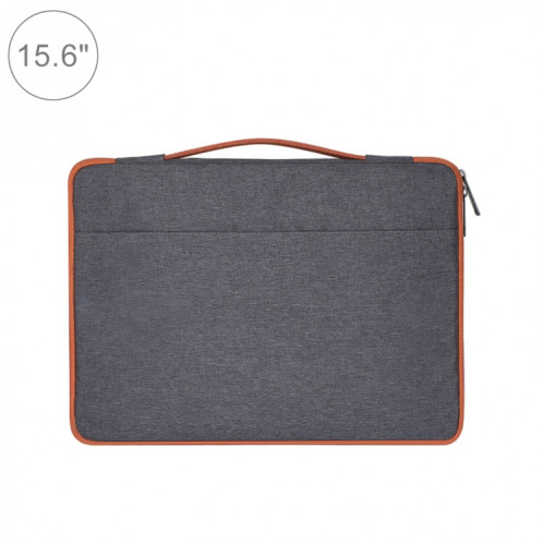 15,6 pouces de mode casual polyester + nylon sac à main pour ordinateur portable sacoche de couverture pour ordinateur portable, pour macbook, Samsung, Lenovo, Xiaomi, Sony, Dell, Chuwi, Asus, HP (gris) SH658H1750-312