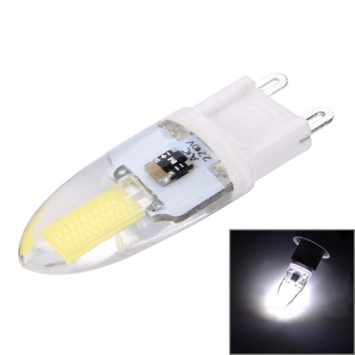 Lumière d'ÉPI de 3W LED, G9 300LM Dimmable Silicone SMD 1505 pour des salles / bureau / à la maison, CA 220-240V (lumière blanche) SH49WL1451-37