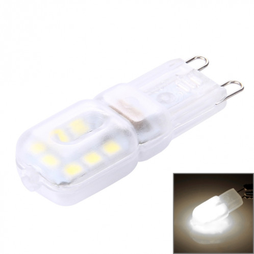 G9 2.5W 200LM Transparent Couvercle Ampoule de maïs, 14 LED SMD 2835, AC 220-240V (lumière blanche) SH88WL1147-37