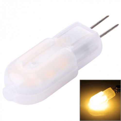 G4 2W 180LM Crème couverture maïs ampoule, 12 LED SMD 2835, AC 220-240V (blanc chaud) SH36WW1079-36