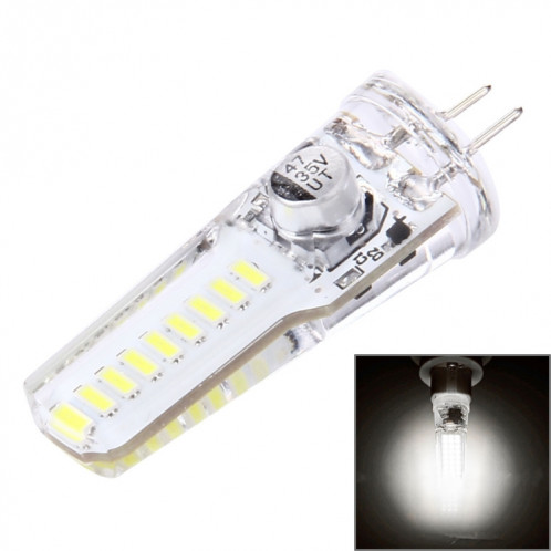 Ampoule de maïs G4 4W 200LM, 18 LED SMD 4014 Silicone, DC 12V (lumière blanche) SH17WL1421-37