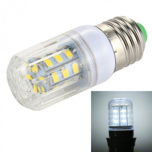 E27 27 LED 3W lumière blanche de maïs LED, SMD 5730 ampoule à économie d'énergie, DC 12V SH31WL48-36