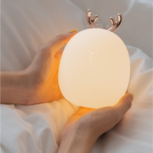 3life-317 Cute Deer LED Pat Light, Veilleuse décorative à 3 vitesses avec réglage de la luminosité pour la chambre à coucher, la salle d'étude et le salon SH26151626-39