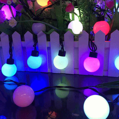 4m 3W 40 LEDs 3 x piles AA alimenté chaîne décoration lumière avec 3 modes, DC 4.5V (lumière colorée) S406CL565-38