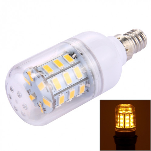 E12 lumière chaude de maïs de 3W LED blanche, ampoule de 30 LEDs SMD 5730, CA 220-240V SH27WW31-311