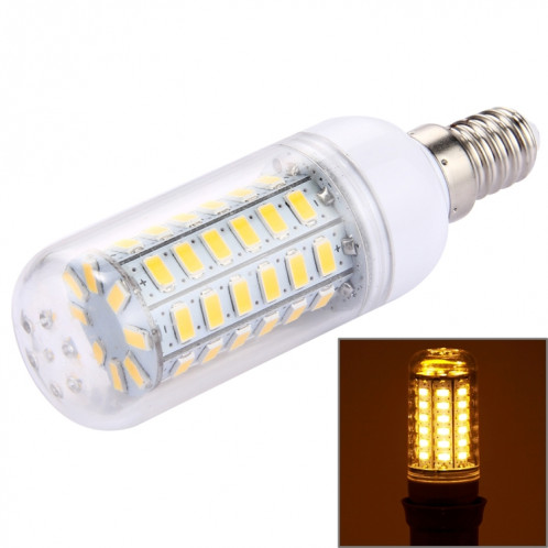E14 5W Chaud Blanc LED Maïs Lumière, 56 LEDS SMD 5730 Ampoule, AC 220V SH41WW1468-311