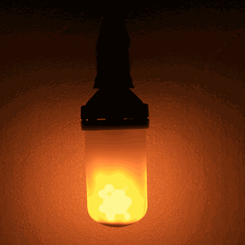 E27 6W LED a incité l'ampoule d'effet de flamme de scintillement, 1400K avec 3 modes, AC 85-265V SH80041148-314