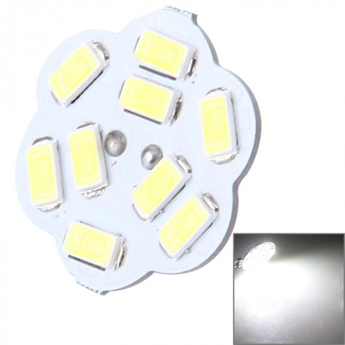 G4 9 LED SMD 5730 Fleur Lampe décorative pour la décoration intérieure / extérieure, DC / AC 12-24V, Pinches arrière (lumière blanche) SH72WL747-37