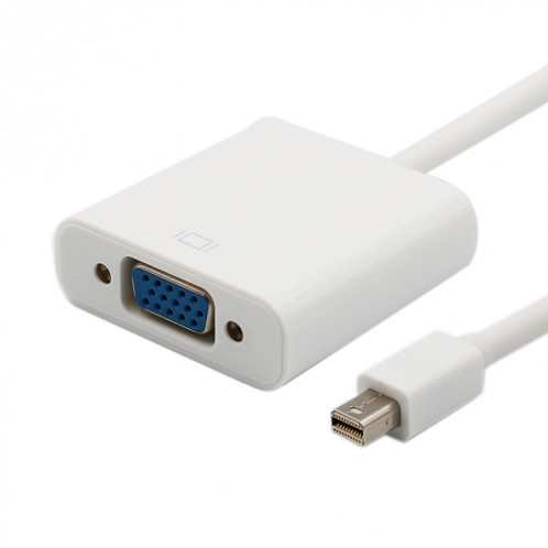 Adaptateur de câble Mini DisplayPort vers VGA 1080P (blanc) SH621W1363-34