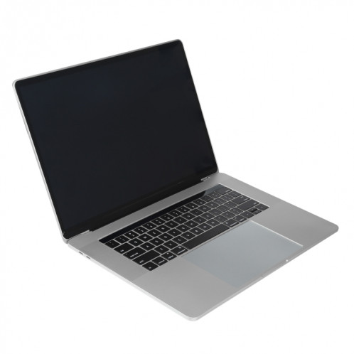 Modèle d'affichage factice factice non fonctionnel à écran sombre pour MacBook Pro 15,4 pouces A1990 (2018) / A1707 (2016-2017) (Argent) SH989S652-37