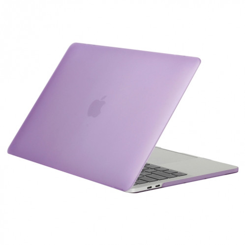 Pour 2016 Nouveau Macbook Pro 13.3 pouce A1706 & A1708 Ordinateur Portable Texture Givrée PC Cas de Protection (Violet) SH052P1088-36
