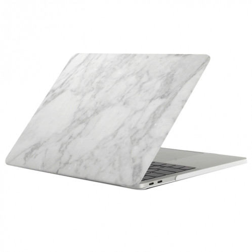 Pour 2016 Nouveau Macbook Pro 13.3 pouce A1706 et A1708 Blanc Gris Texture Marbre Motif Ordinateur Eau Stickers PC PC Étui de Protection SH053K1758-35