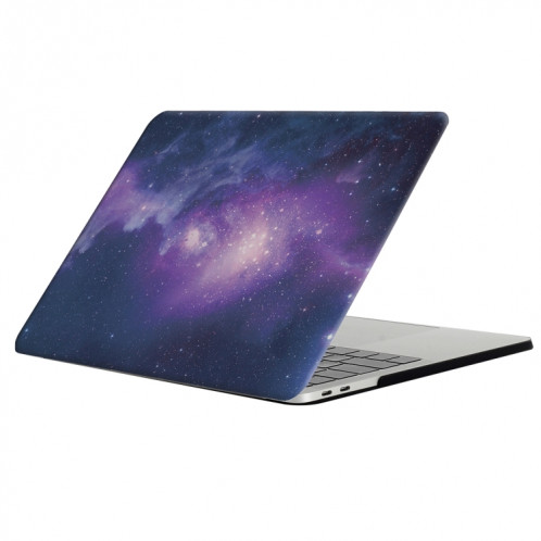 Pour 2016 Nouveau Macbook Pro 13.3 pouce A1706 et A1708 Bleu Starry Sky Motif Ordinateur Portable Stickers D'eau PC Cas de Protection SH053P1591-35