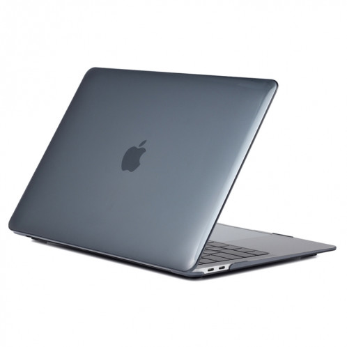 Housse de protection en cristal pour ordinateur portable pour MacBook Air 13,3 pouces A1932 (2018) (Noir) SH211B786-34