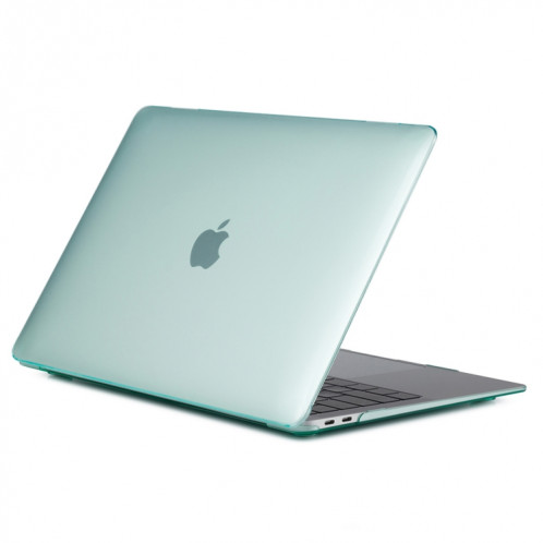 Etui de protection pour ordinateur portable Crystal Style pour MacBook Air 13,3 pouces A1932 (2018) (Vert) SH211G1895-34